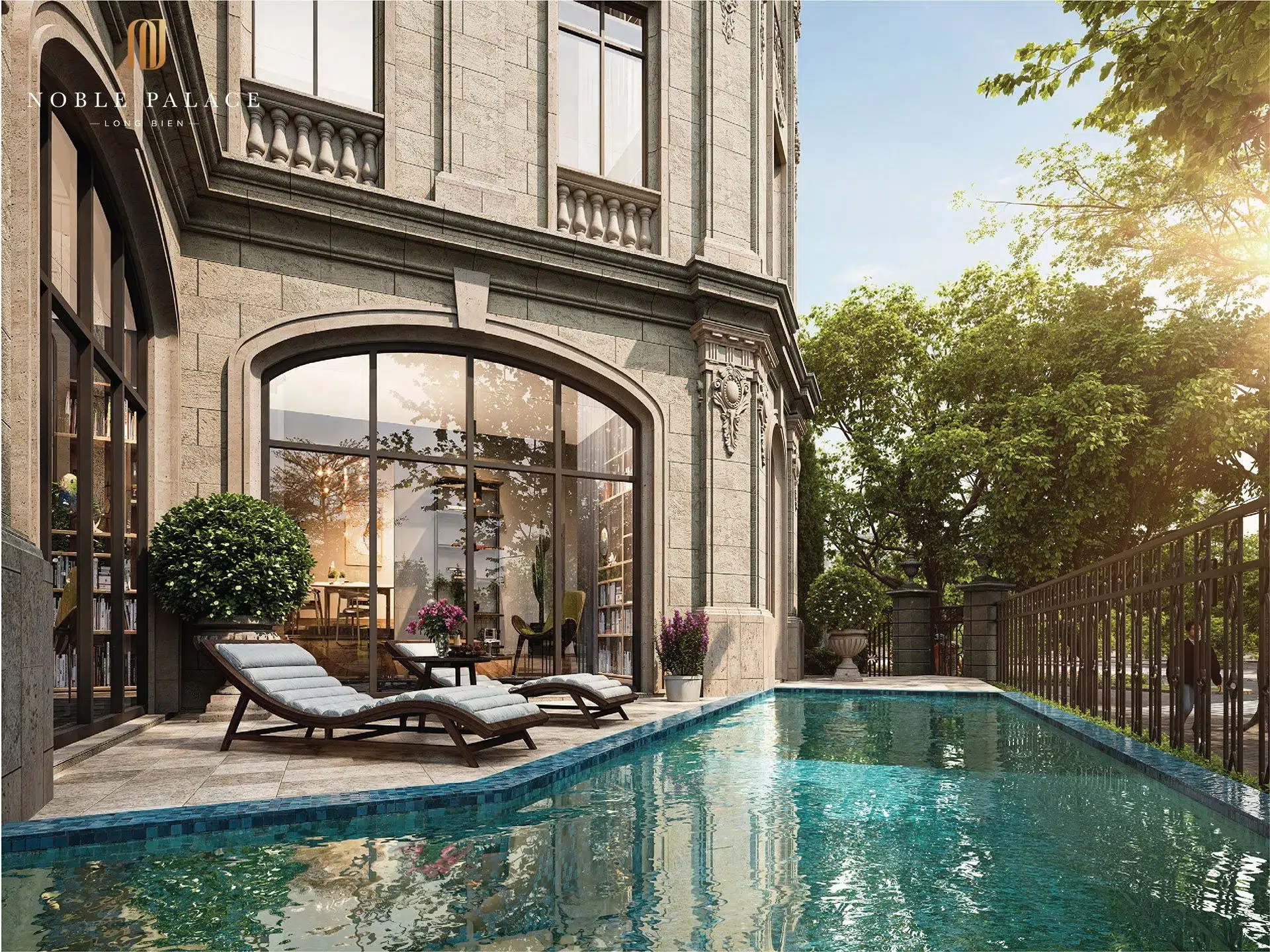 Be boi trong nha noble palace long bien