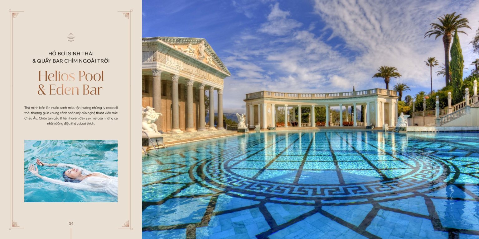 Ho boi sinh thai helios pool eden bar noble palace long bien