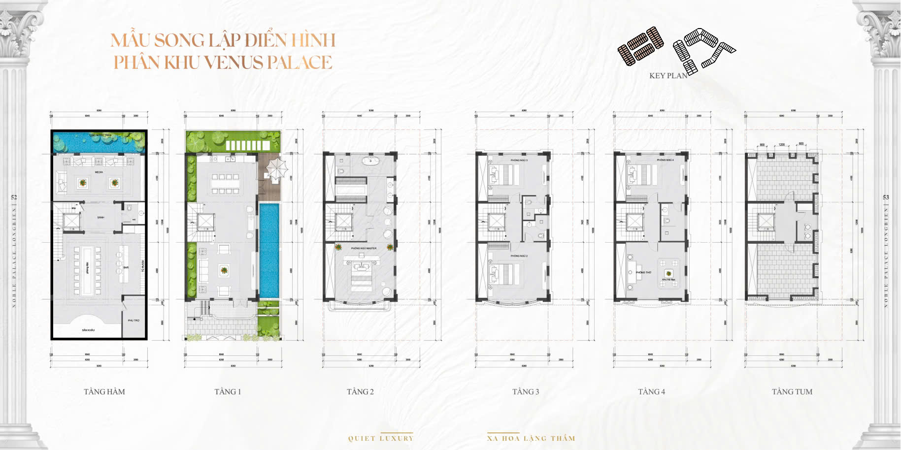 Mat bang song lap venus palace noble palace long bien