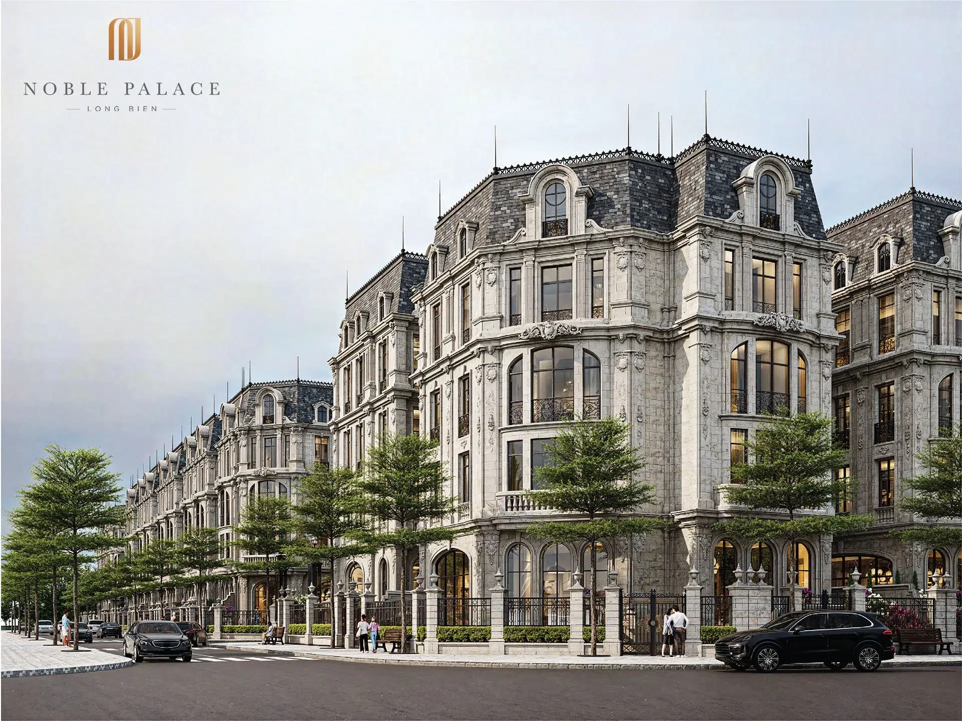 Phoi canh biet thu goc noble palace long bien