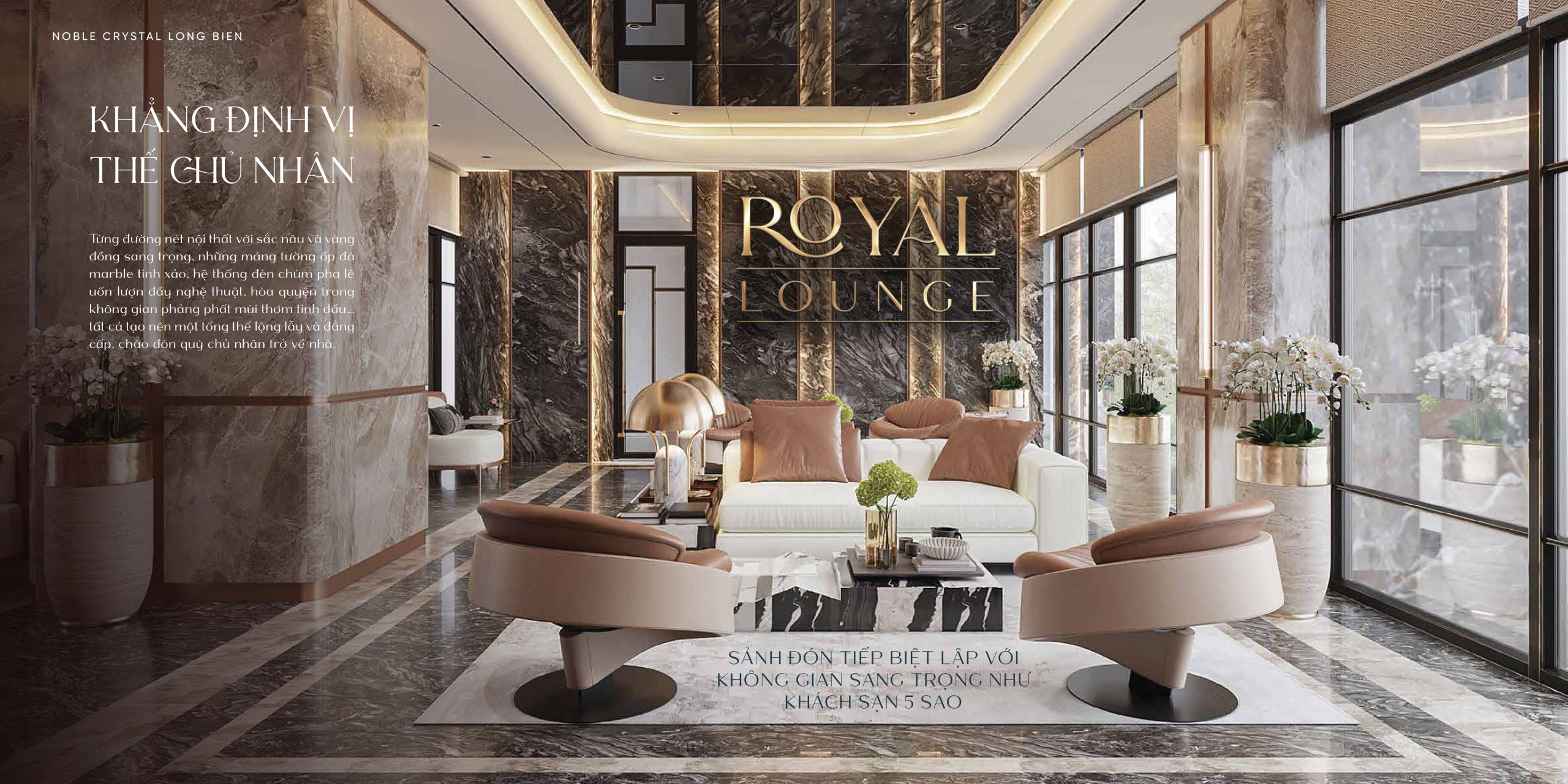 Sanh royal lounge noble crystal long bien