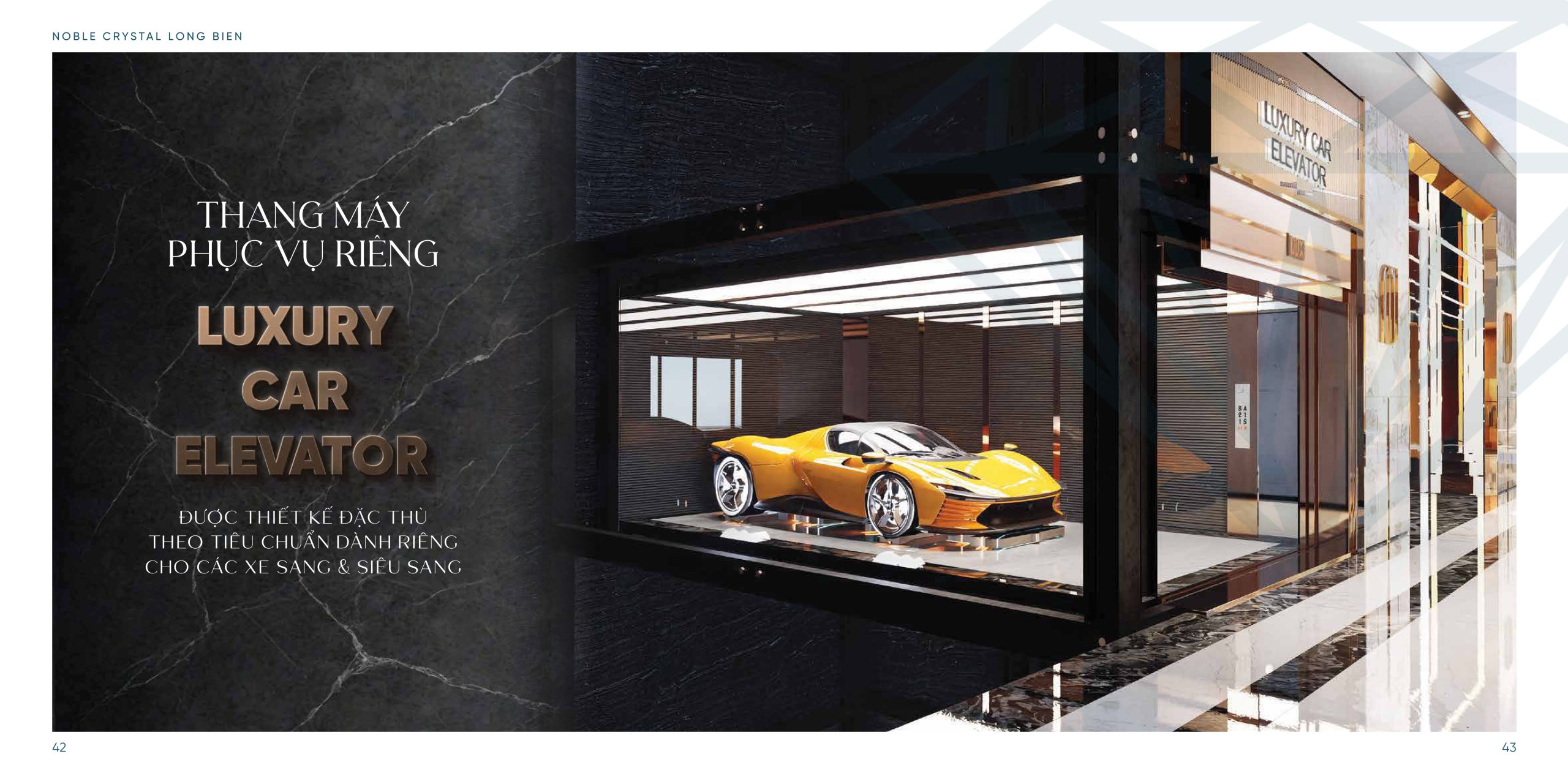 Thang may rieng noble crystal long bien