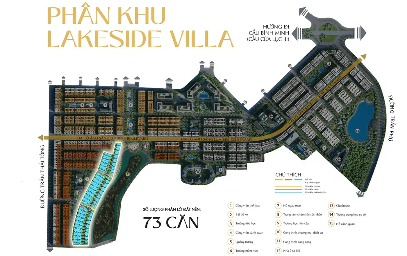 Mat bang phan khu lakeside villa noble palace ha long
